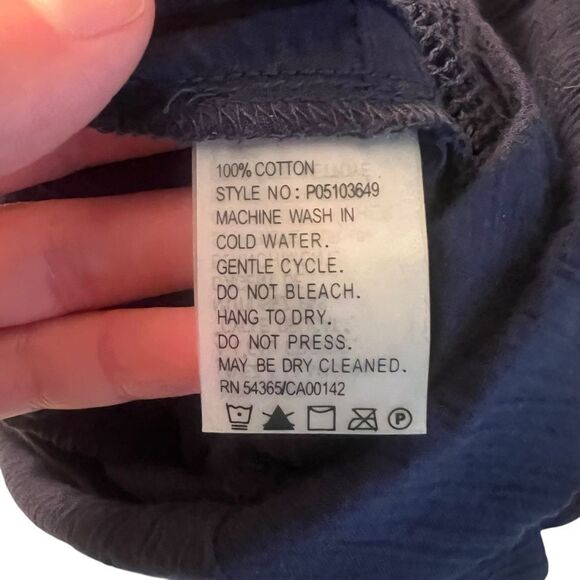 Bianca nygard navy sheer tunic. Size 10 - Picture 3 of 6